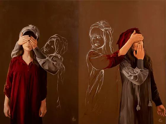 نگاهی بر نمایشگاه انفرادی نقاشی آیدا رزاق‌زاده در گالری ایده