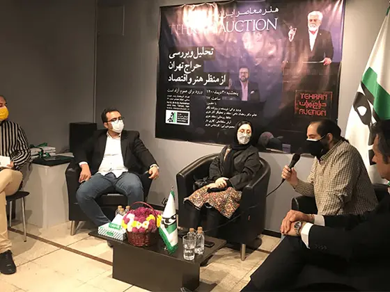 جلسه نقد و بررسی حراج تهران در موسسه فرهنگی هنری ایده