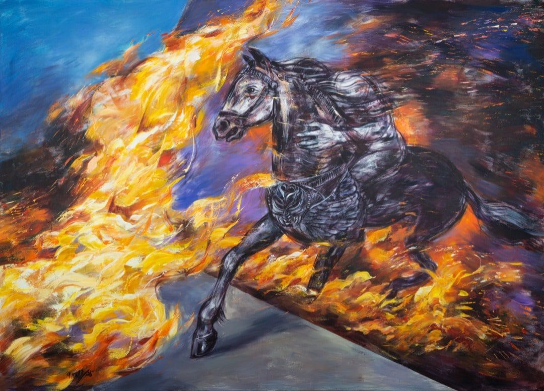 گذر از آتش ـ اثر نیلوفر قادری نژاد