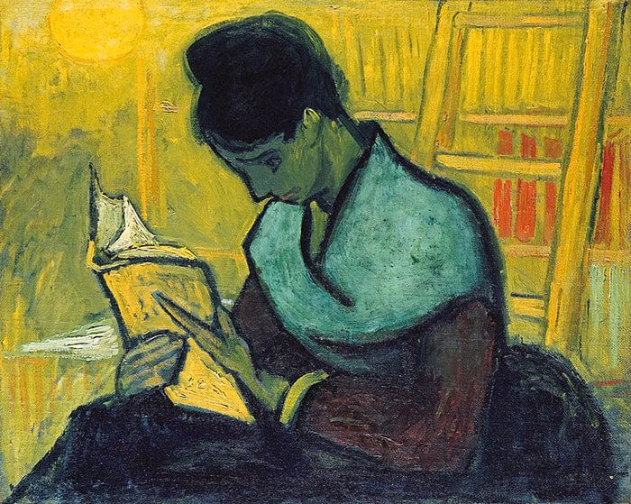 نقاشی ون گوگ به نام رمان خوان