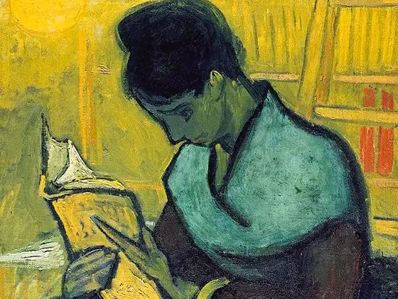 نقاشی ون گوگ به نام رمان خوان گمشده