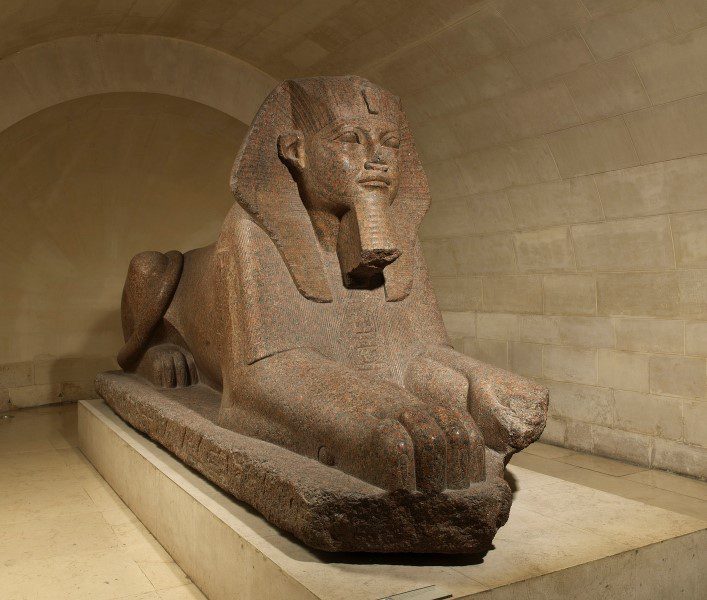 ابوالهول بزرگ تانیس از اثار باستانی خاورمیانه در موزه لوور