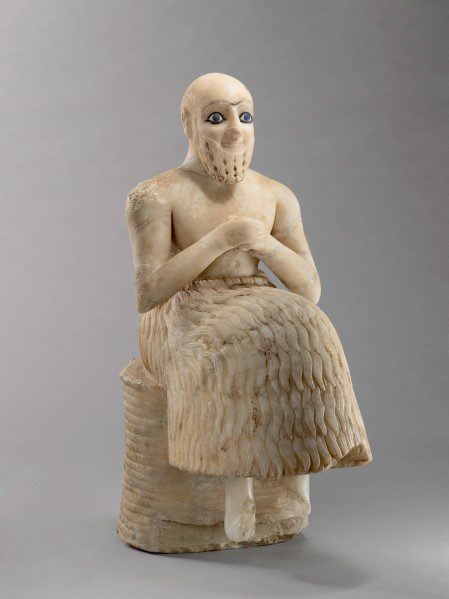 مجسمه Ebih-II از اثار باستانی خاورمیانه در موزه لوور