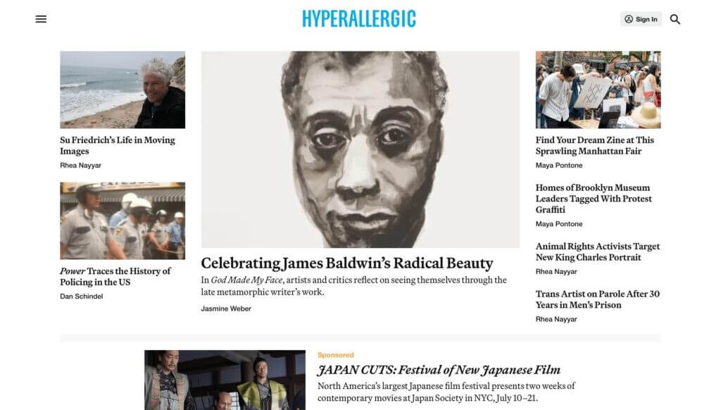 مجله Hyperallergic